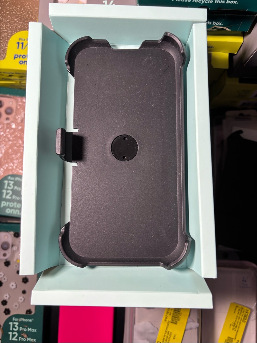 Universal Black Phone Case with Secure Mounting